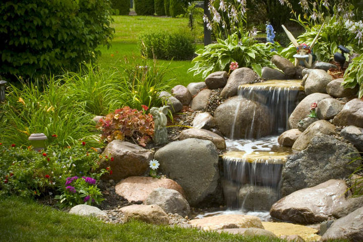 Pondless Waterfalls for the Landscape -   14 garden design Water waterfalls ideas