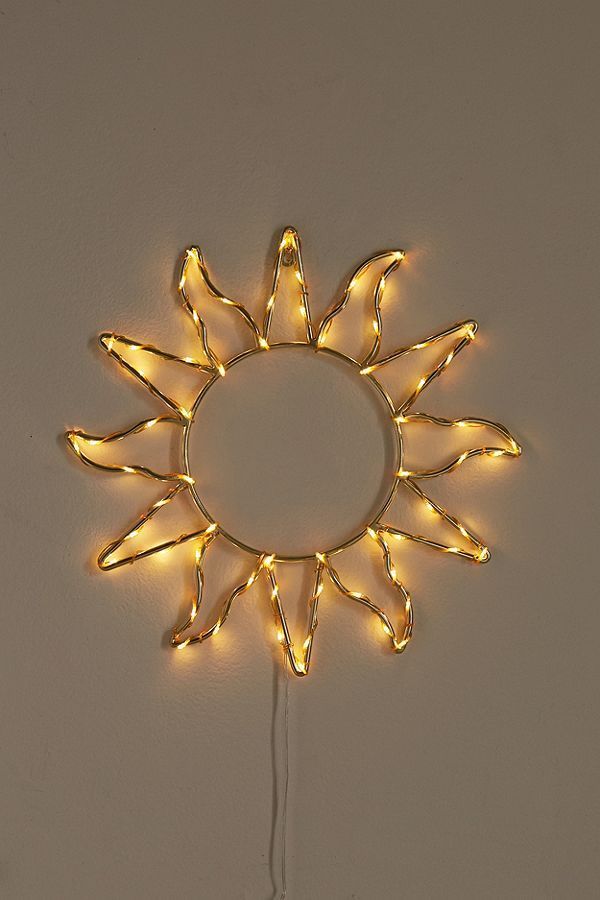 Celestial Sun Light Sculpture -   14 room decor yellow ideas