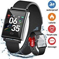 Fitness Tracker Smartwatch, Dwfit Activity Tracker with Heart Rate Monitor, Fitness Tracker Watch, with Sleep Monitor, Step Calorie Counter, Smart Bracelet for Man Woman -   15 fitness Tracker smartwatch ideas