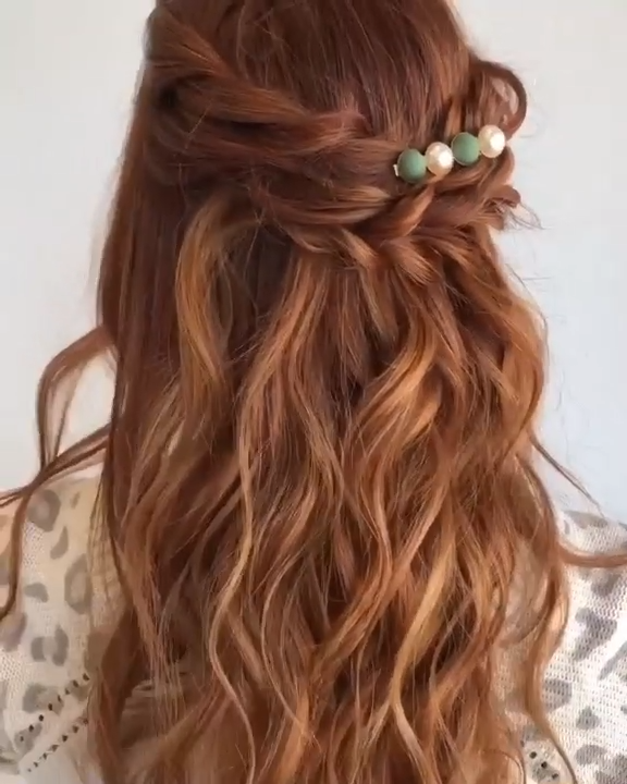 Half Up Hairstyle Tutorial -   15 hairstyles Prom half up ideas