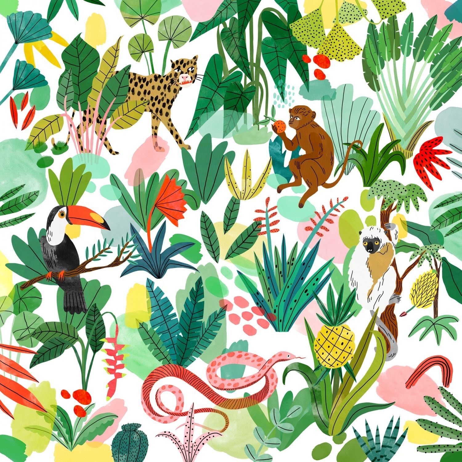 Bodil Jane | Character Illustration | Folio illustration agency -   15 plants Watercolor pattern ideas
