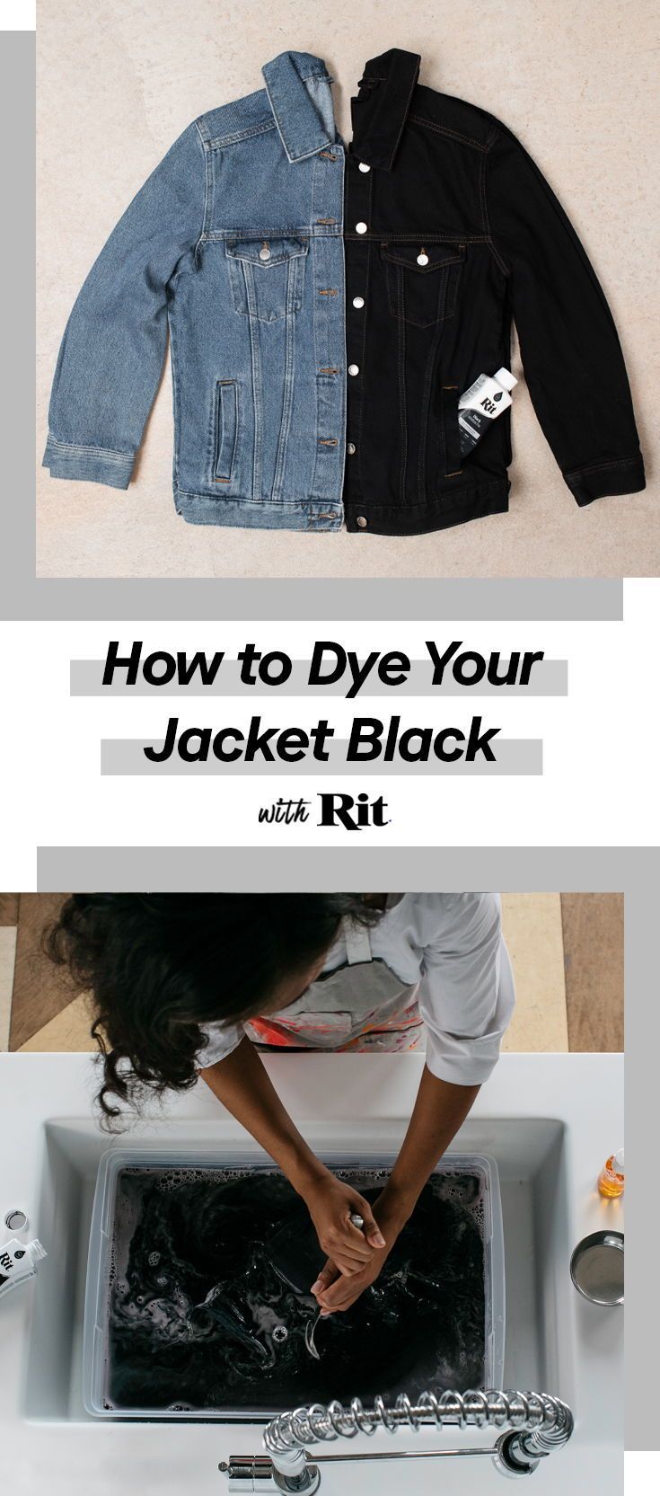 How to Overdye Your Faded Clothing — Rit Dye -   16 DIY Clothes Jacket blazers ideas