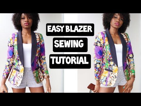 How to sew a Blazer Jacket // Shawl Collar Jacket // DIY// How to cut and sew a blazer jacket -   16 DIY Clothes Jacket blazers ideas