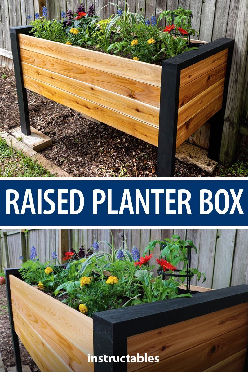 Raised Planter Box -   16 garden design Patio planter boxes ideas