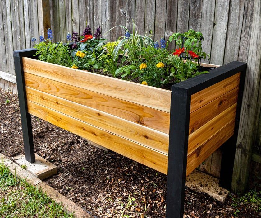 How to Make a DIY Raised Planter Box -   16 garden design Patio planter boxes ideas