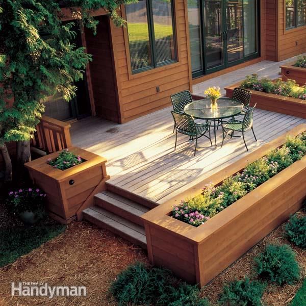 Gorgeous Built-In Planter Ideas -   16 garden design Patio planter boxes ideas
