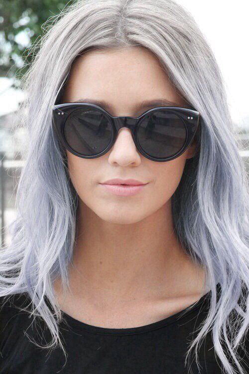 7 Stunningly Gorgeous Pictures That Just May Change Your Mind About The Colorful Hair Trend -   16 hair Gray tips ideas
