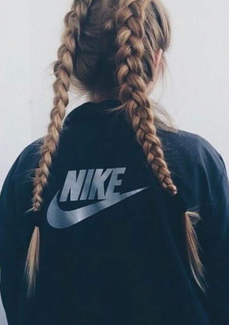 Hairstyles for workout ?  on We Heart It -   16 hairstyles For Girls athletic ideas
