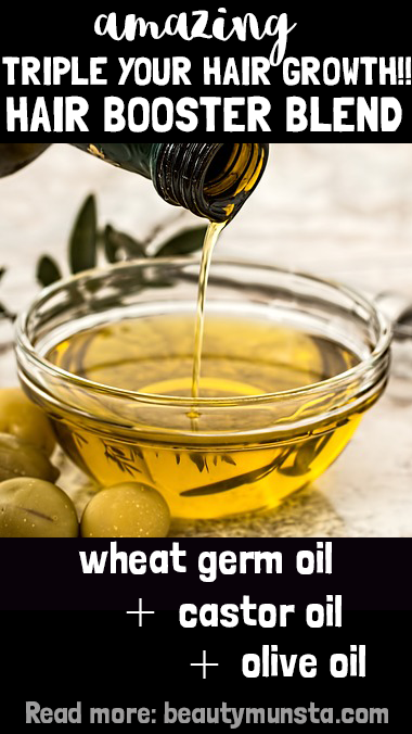 Wheat Germ Oil, Castor Oil & Olive Oil on the Hair - beautymunsta - free natural beauty hacks and more! -   16 hairstyles For Work olive oils ideas