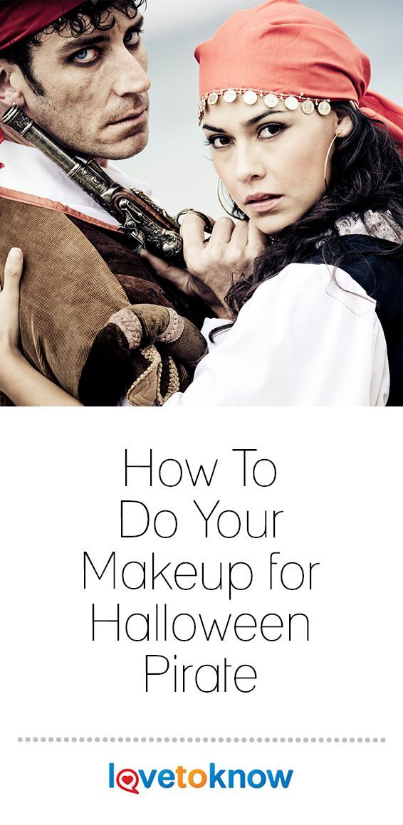 How To Do Your Makeup for Halloween Pirate -   16 makeup Halloween pirate ideas