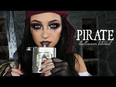 PIRATE HALLOWEEN MAKEUP TUTORIAL / GLAM PIRATE MAKEUP | Stephanie Ledda -   16 makeup Halloween pirate ideas