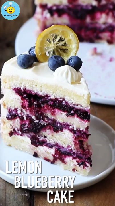 17 cake Blueberry lemon ideas