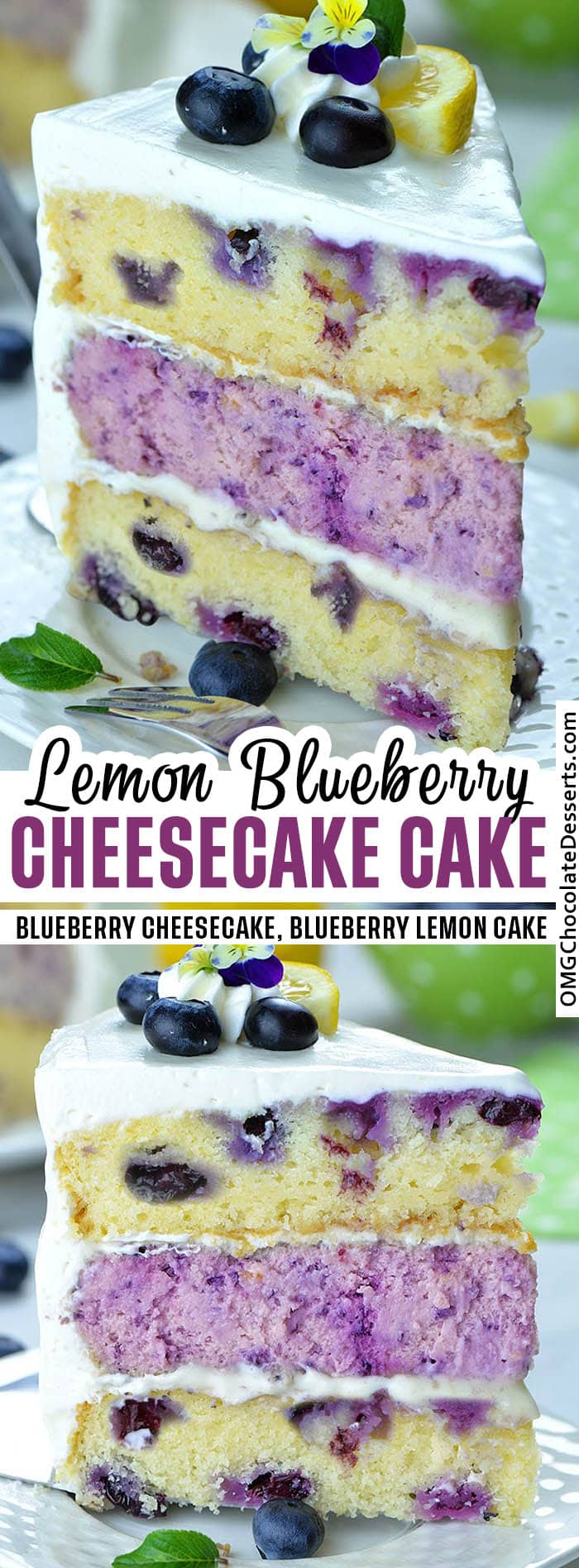 Blueberry Lemon Cheesecake Cake -   17 cake Blueberry lemon ideas