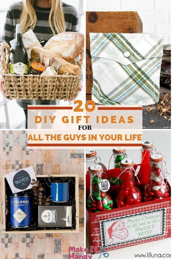 20 Easy DIY Gift Ideas That You Can Make For All The Guys In Your Life! - MakeItHandy - DIY And Craf -   17 diy projects For Guys home decor ideas