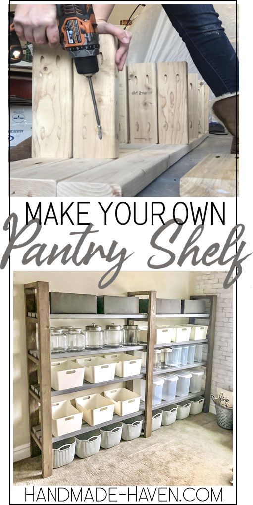 DIY Pantry Shelf -   17 diy projects For Guys home decor ideas
