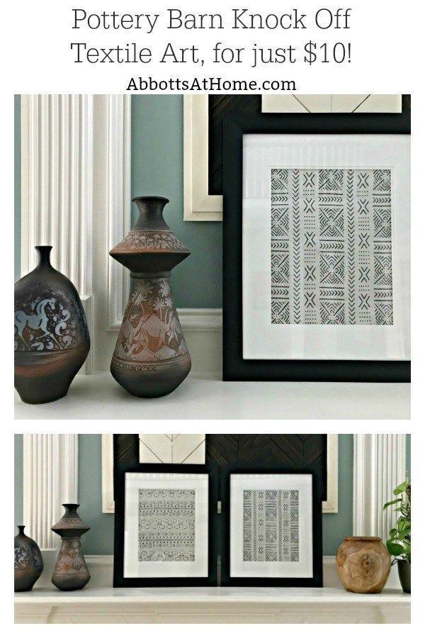 Cheap & Easy DIY Knock Off Pottery Barn Wall Decor - Abbotts At Home -   17 diy projects For Guys home decor ideas