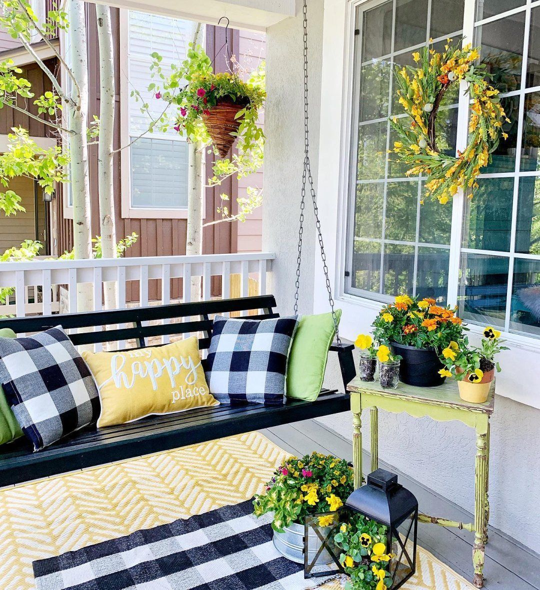 Creating the Perfect Summer Front Porch with Kirkland's Insiders — Half Full -   17 garden design House porches ideas