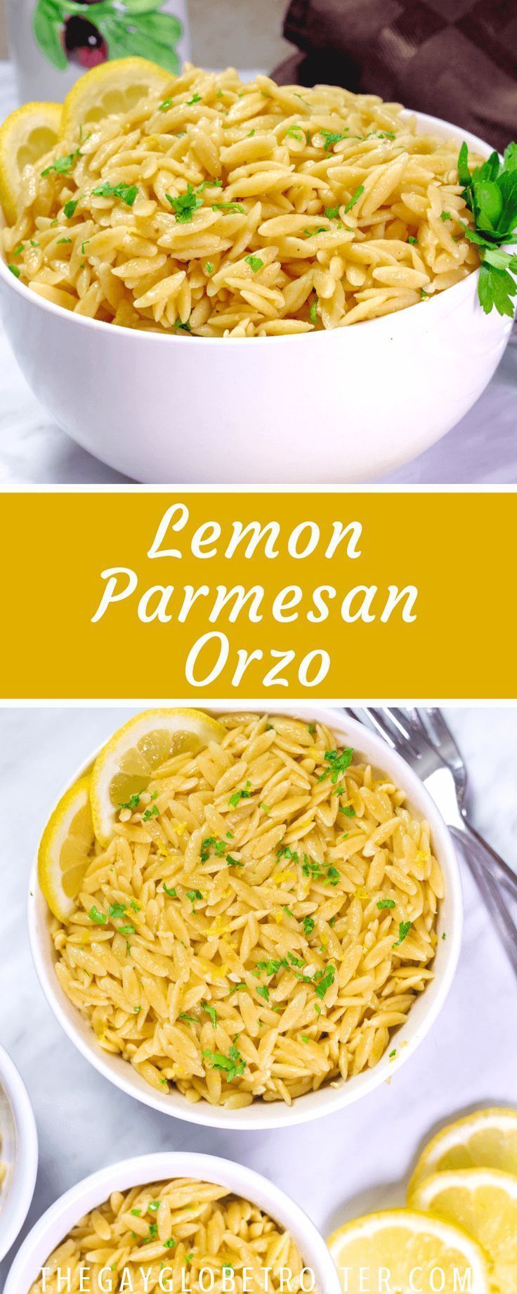 Lemon Parmesan Orzo -   17 healthy recipes Pasta parmesan ideas