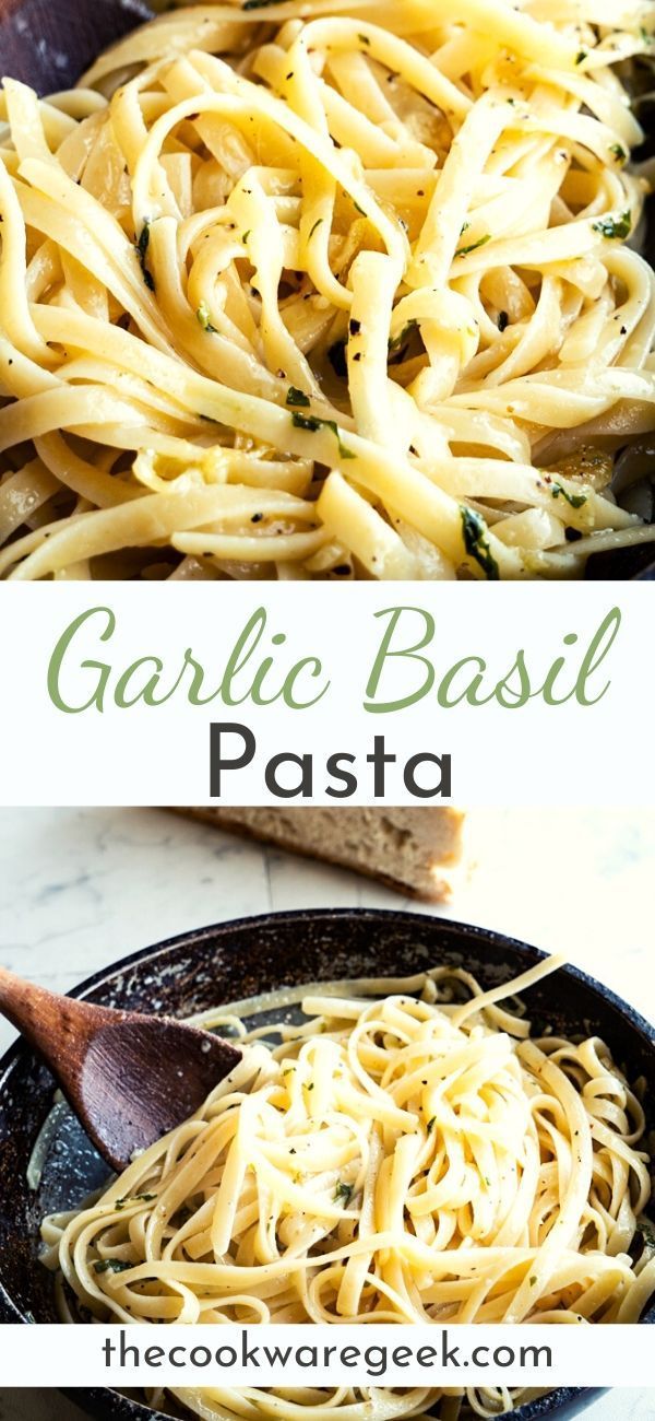 Garlic Basil Pasta -   17 healthy recipes Pasta parmesan ideas