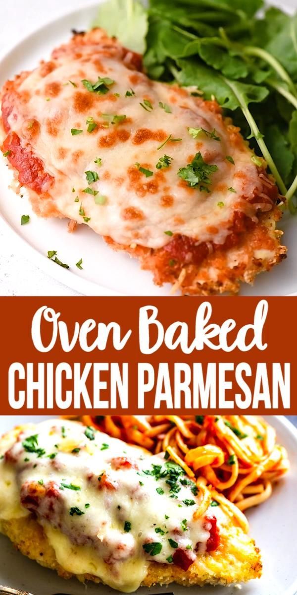 OVEN BAKED CHICKEN PARMESAN -   17 healthy recipes Pasta parmesan ideas