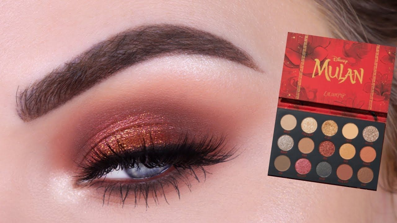 ColourPop Disney Mulan Eyeshadow Palette | Warm Eye Makeup Tutorial -   17 makeup Palette disney ideas