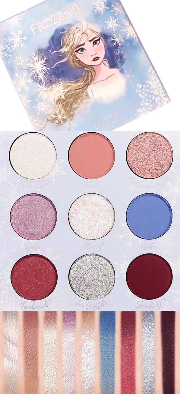 ColourPop x Disney Frozen II Elsa Eyeshadow Palette -   17 makeup Palette disney ideas