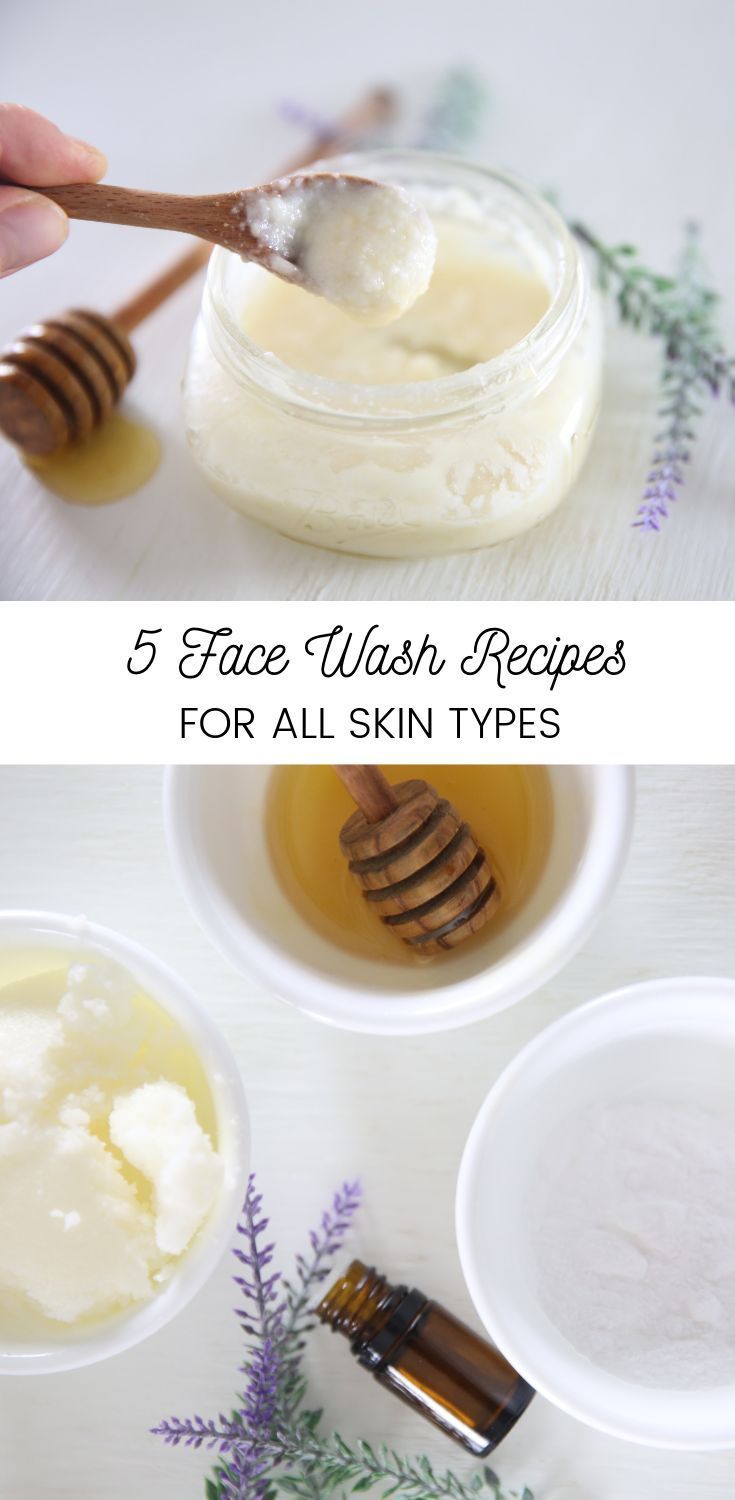 5 DIY Face Wash Recipes for All Skin Types -   17 skin care Face natural ideas