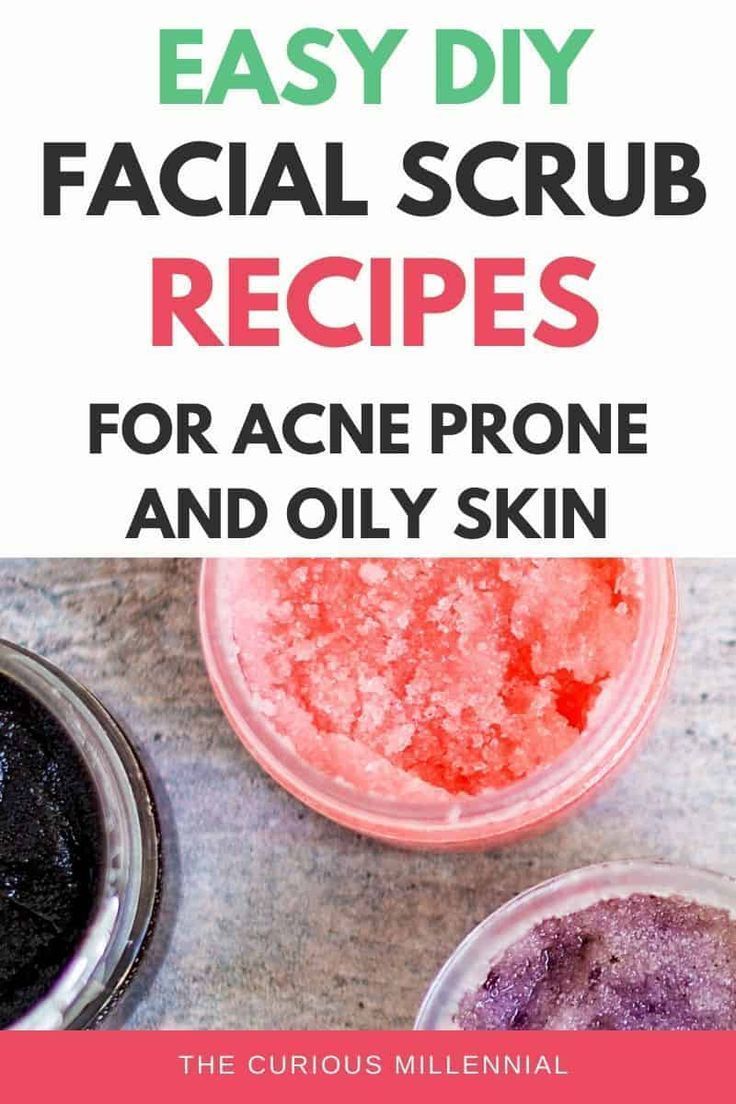 DIY Scrubs For Oily Acne Prone Skin - The Curious Millennial -   17 skin care Face natural ideas