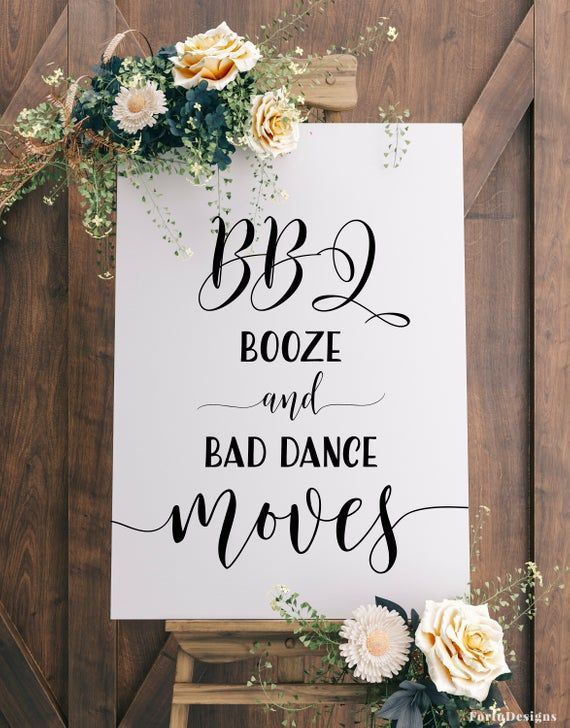 17 wedding Signs alcohol ideas