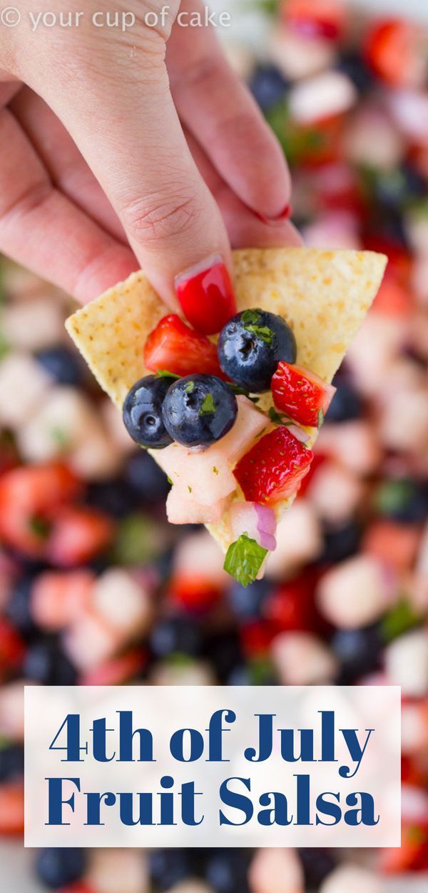 4th of July Fruit Salsa -   18 4th of july food ideas