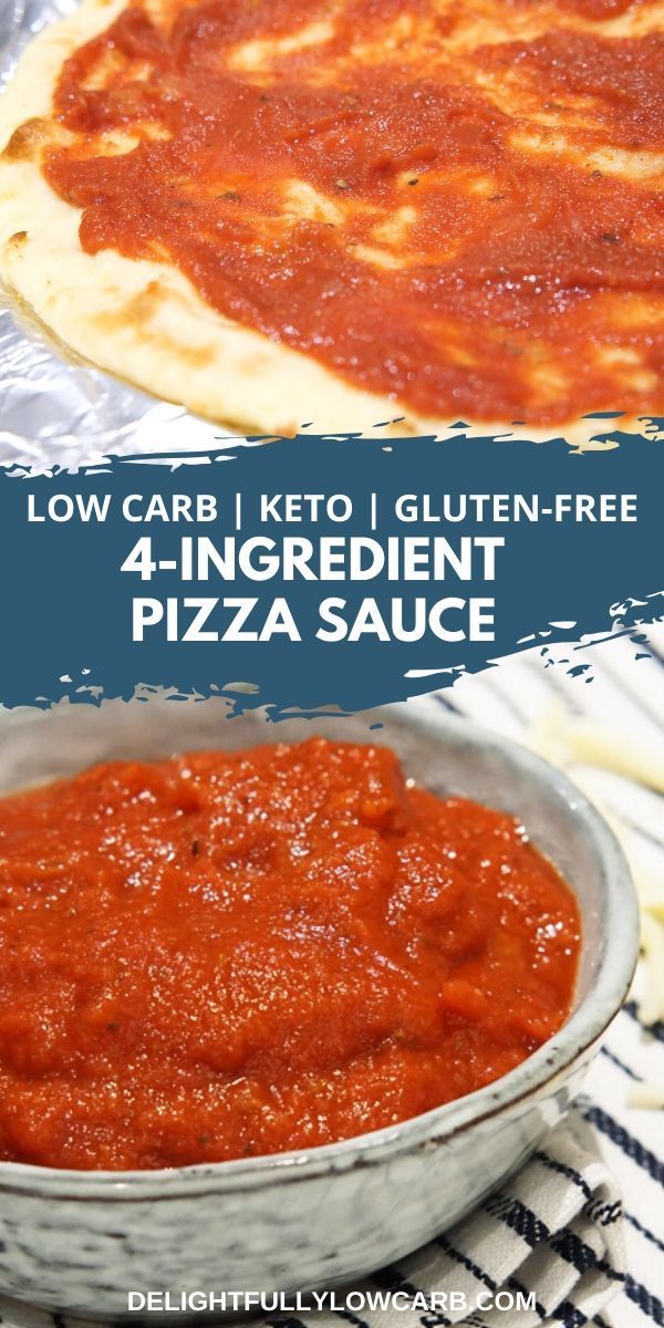 4-Ingredient Low-Carb Pizza Sauce -   18 diet Low Carb lowcarb ideas