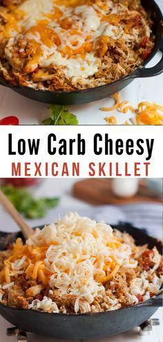 Keto Mexican Cheesy Chicken Skillet -   18 diet Low Carb lowcarb ideas