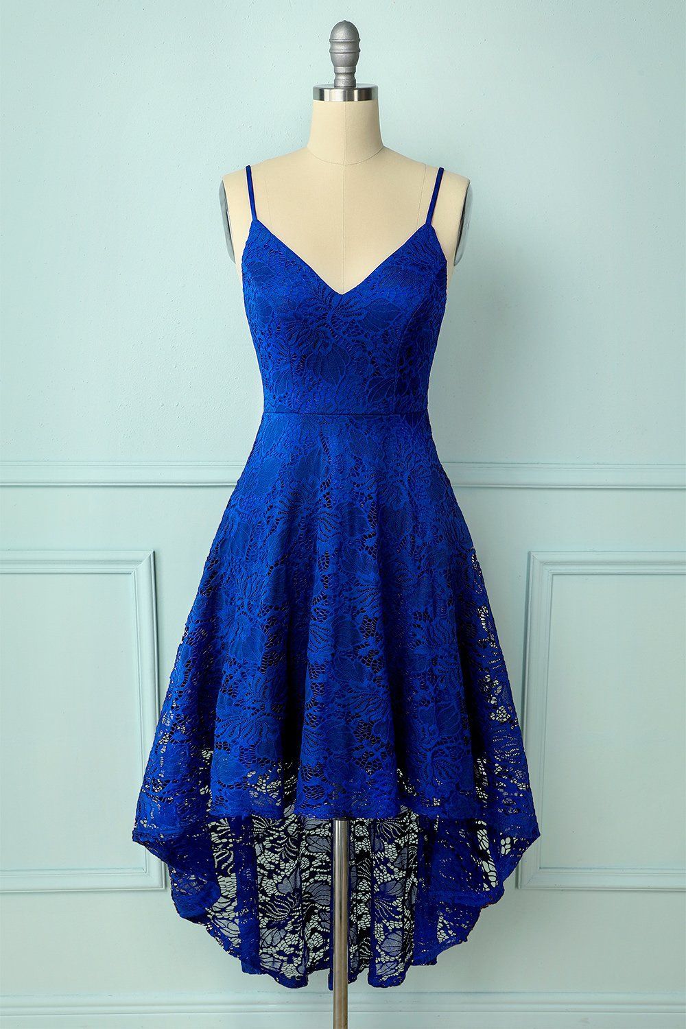 Straps Royal Blue Lace -   18 dress Blue etsy ideas
