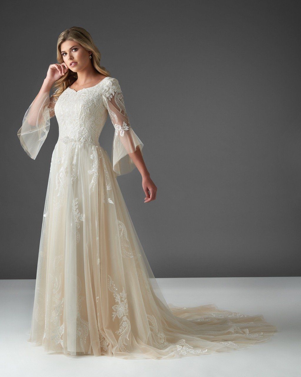 Bonny Bridal 2921 Modest Wedding Dress -   18 dress Modest simple ideas