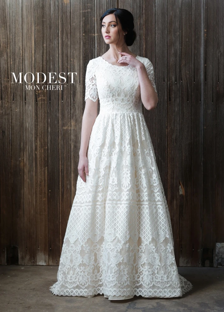 Mon Cheri TR21864 Modest Wedding Dress -   18 dress Modest simple ideas