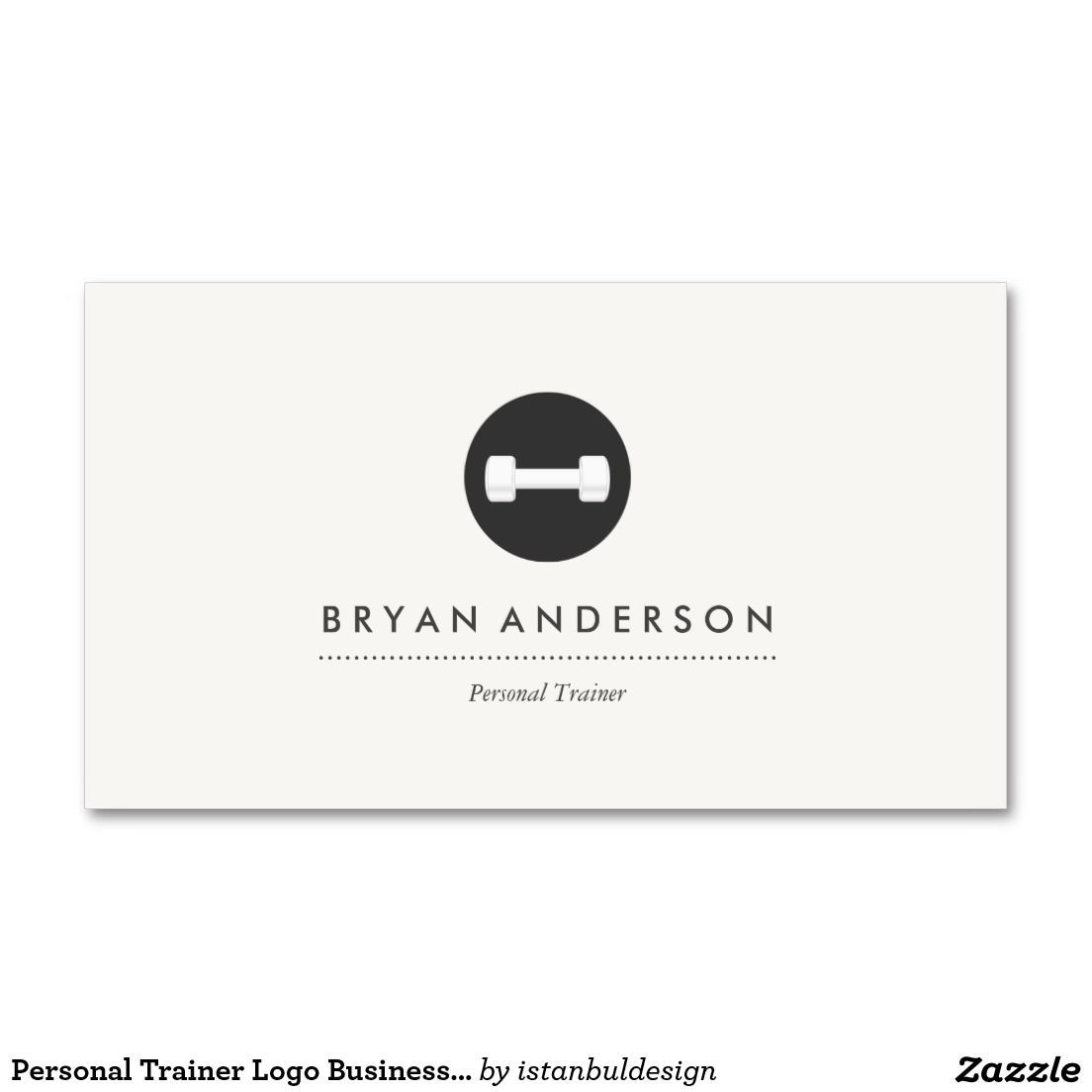 Personal Trainer Logo Business Card | Zazzle.com -   18 fitness Gym logo ideas