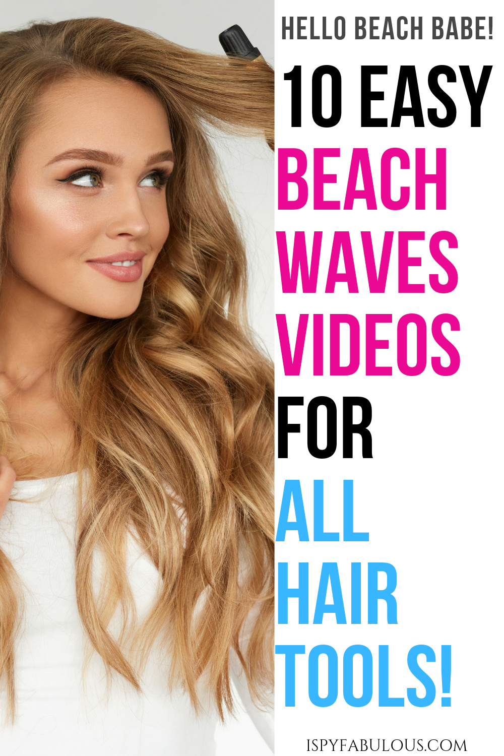 10 Easy Tutorials on How To Get Perfect Beach Waves! - I Spy Fabulous -   18 hair Waves how to get ideas