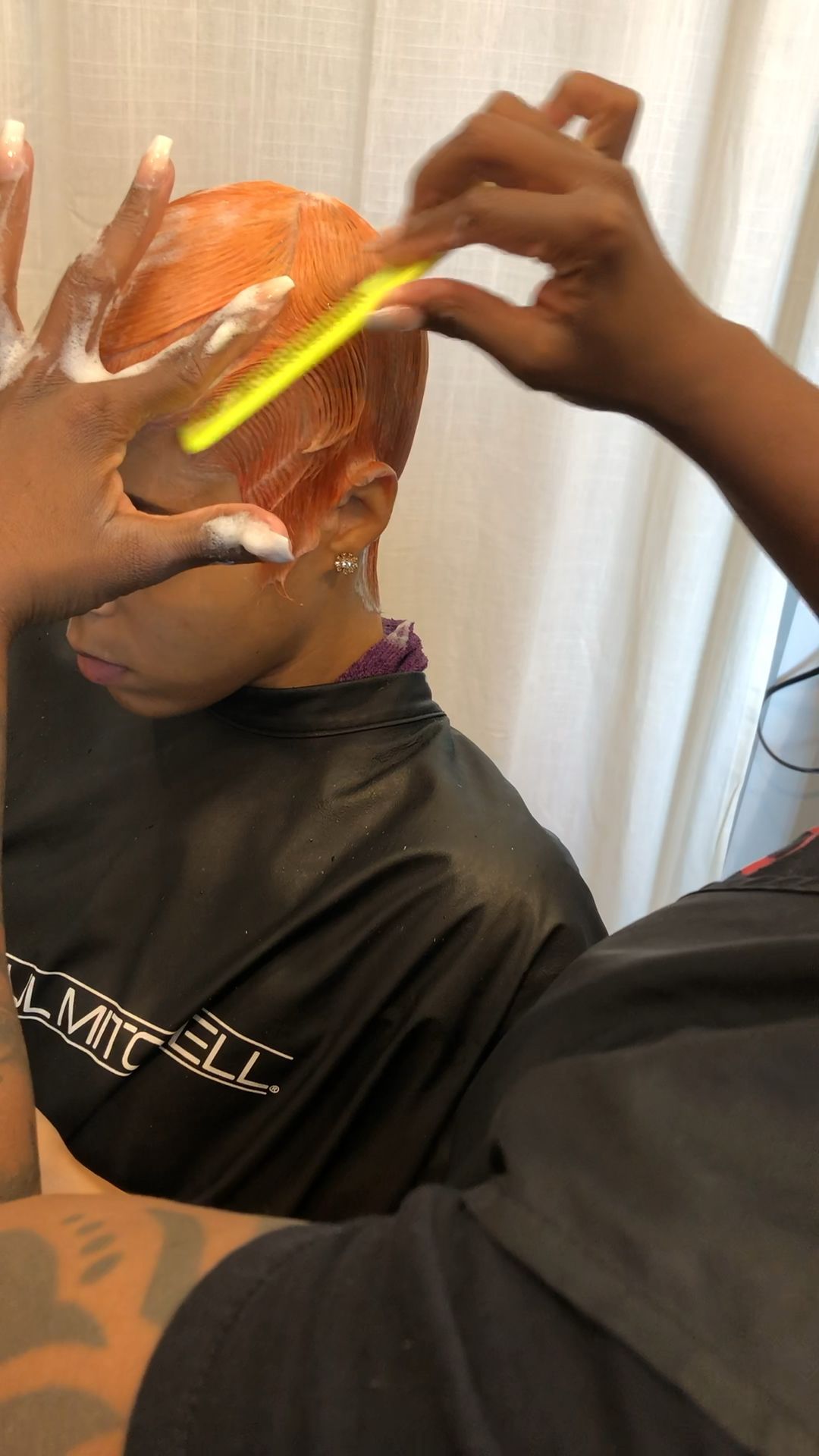 Orange Finger Waves by Kendallthemasterstylist -   18 hair Waves how to get ideas