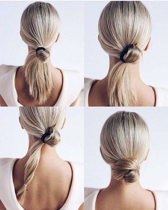 23 Super Easy Updos for Busy Women | StayGlam -   18 hairstyles Updo diy ideas