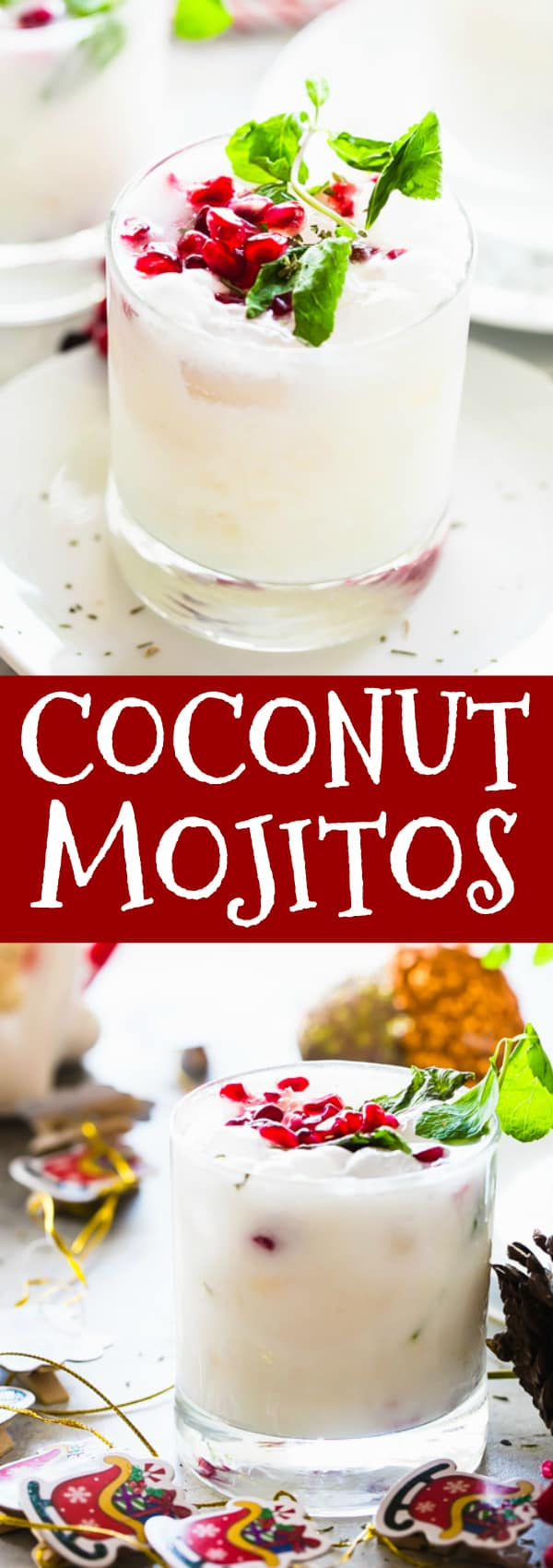 Easy Coconut Mojitos | Festive Christmas Cocktail Recipe! -   18 holiday Drinks with rum ideas