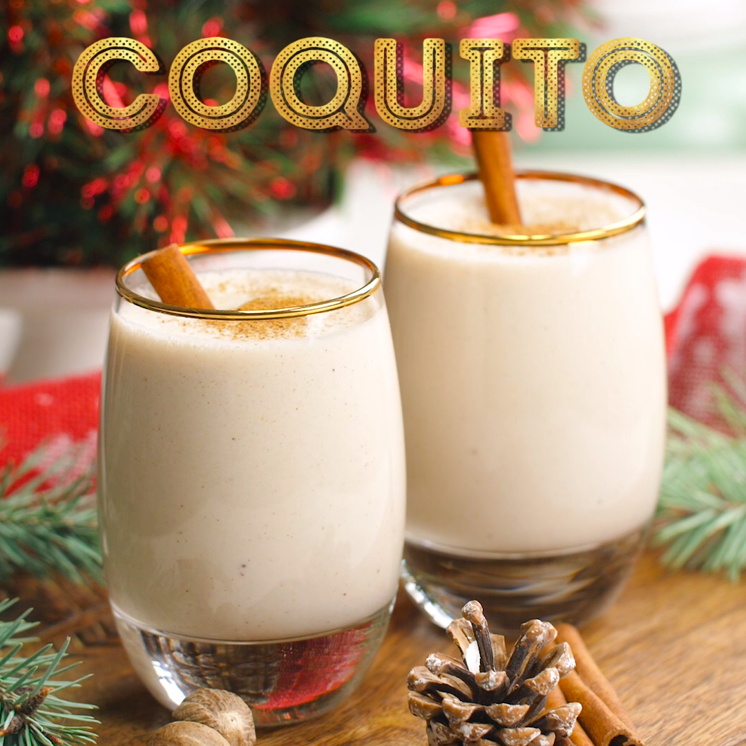 Coquito Recipe - Puerto Rican Coconut Nog | Sugar and Soul -   18 holiday Drinks with rum ideas