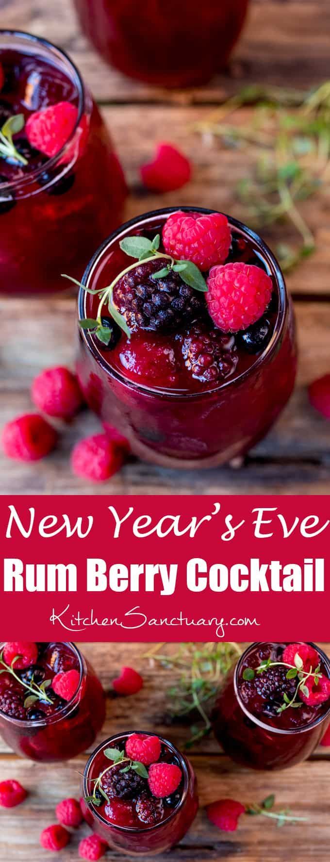New Year's Eve Rum Berry Cocktail -   18 holiday Drinks with rum ideas