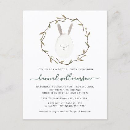 Spring Baby | Easter Baby Shower Invitation -   18 holiday Easter baby shower ideas