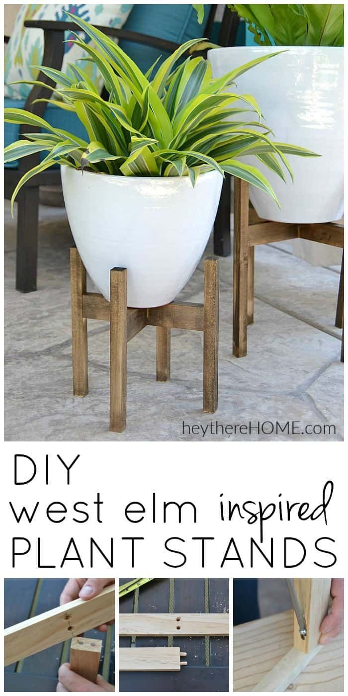 Easy DIY Wooden Plant Stand Tutorial -   18 plants Stand simple ideas