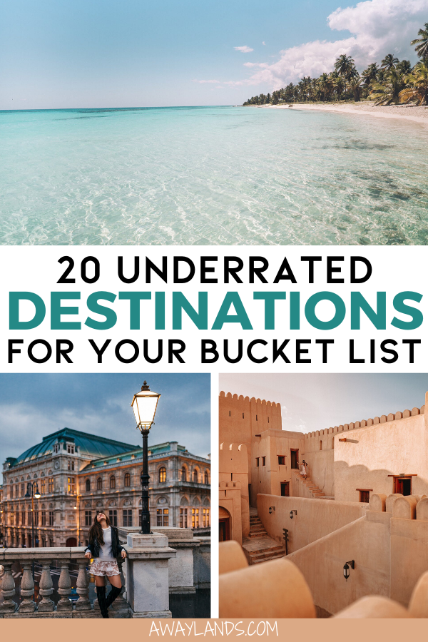 Top 20 Underrated Travel Destinations for your 2020 Travel Bucket List | Away Lands -   18 travel destinations Africa adventure ideas