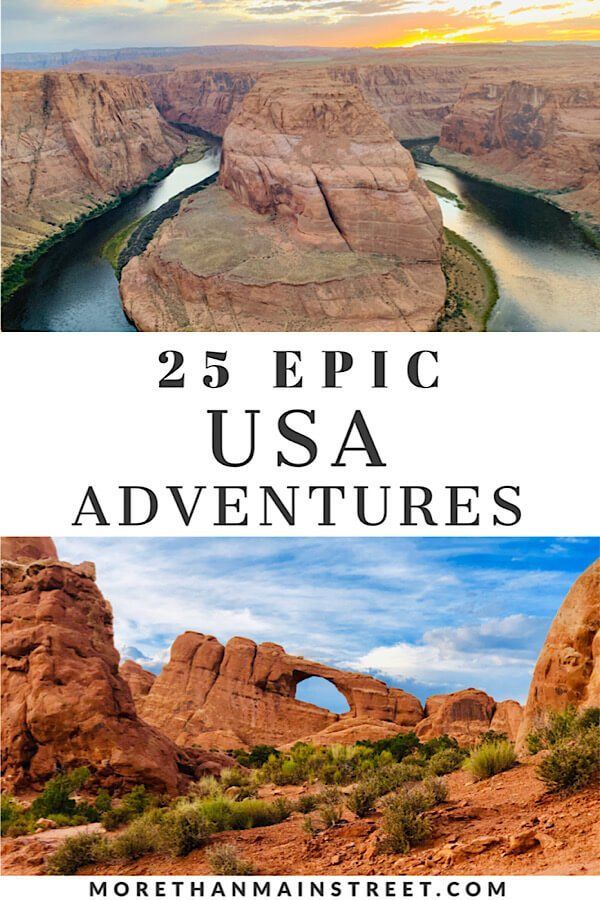 US Bucket List: 25 Epic Adventures | More Than Main Street -   18 travel destinations United States country ideas