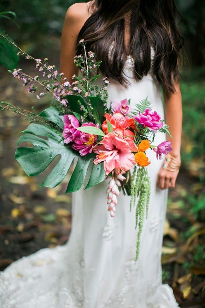 15 Tropical Wedding Bouquets Ideas | Wedding Forward -   18 wedding Bouquets tropical ideas