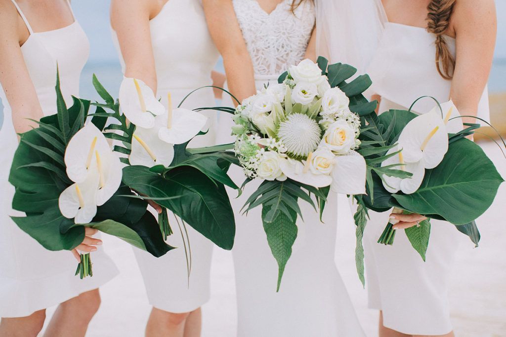 Katie & Andy's Modern, Tropical Riviera Maya Wedding - Fine Day Press -   18 wedding Bouquets tropical ideas