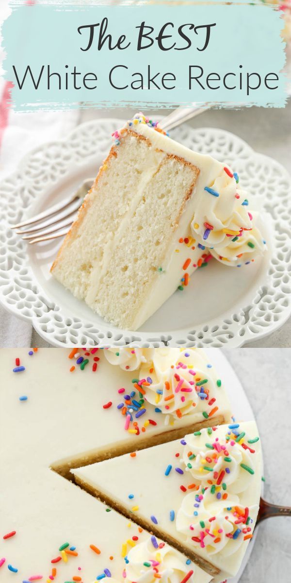 The BEST White Cake Recipe (From Scratch!) - Live Well Bake Often -   18 white cake Recipes ideas