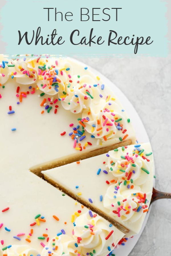The BEST White Cake Recipe (From Scratch!) - Live Well Bake Often -   18 white cake Recipes ideas